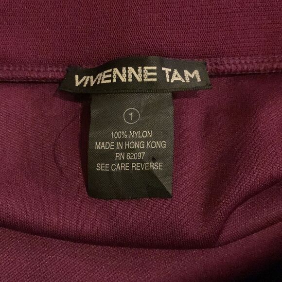 VIVIENNE TAM Vintage Print Midi Skirt in Purple - Picture 5 of 6